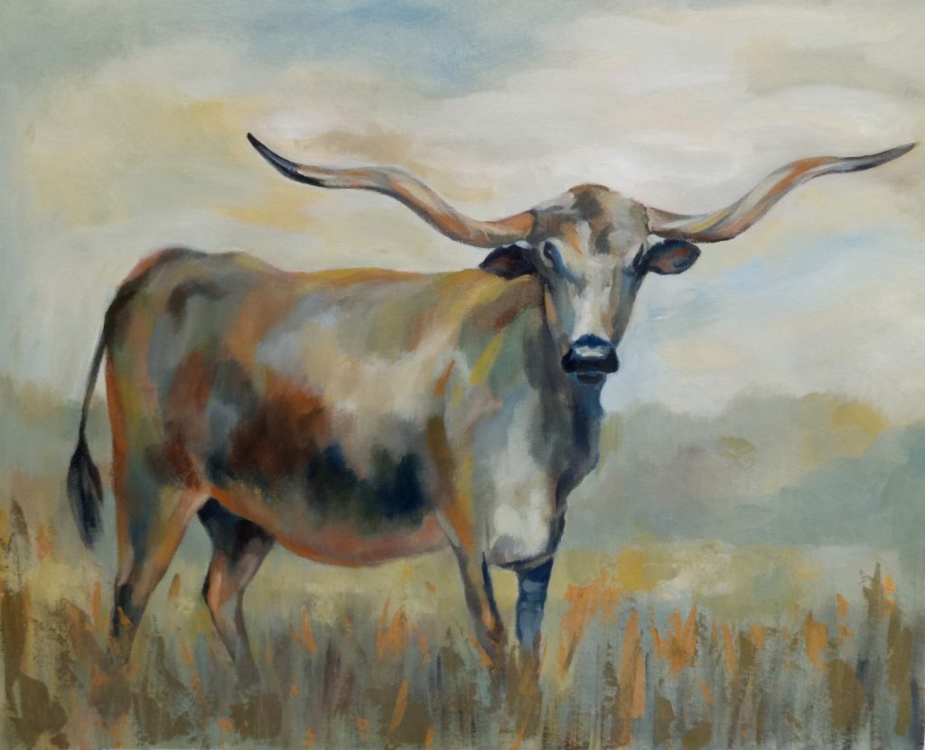 longhorn painting