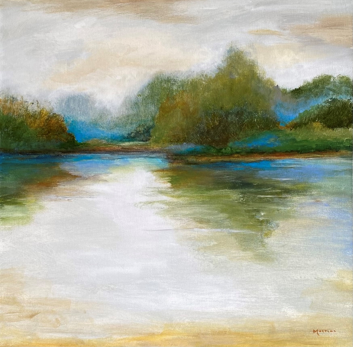 White Sky Reflections